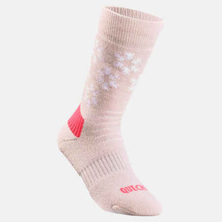 Vaikiškos šiltos žygių kojinės „SH100 Mid“,  2 poros