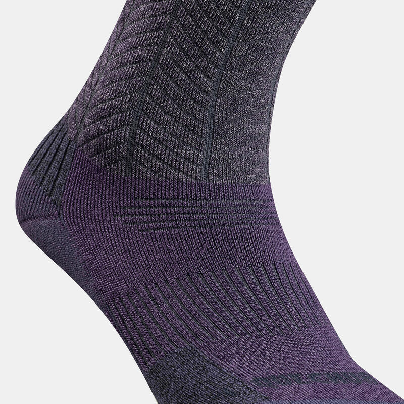 Calcetines térmicos de montaña y nieve 2 pares Adulto Quechua SH500 U-Warm