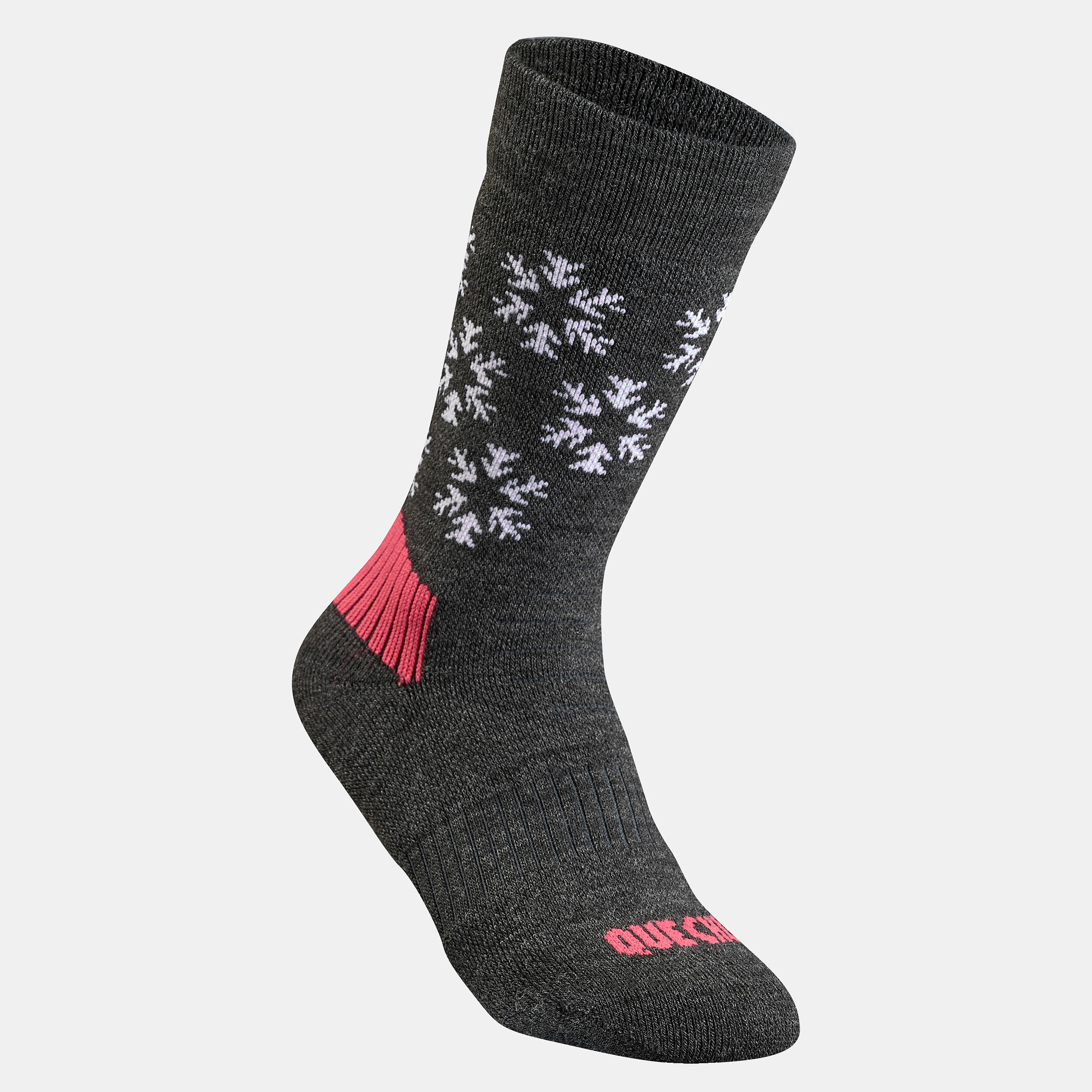 Kids’ Warm Hiking Socks SH100 Mid 2 Pairs 6/9