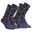 Wandersocken Winterwandern SH500 Ultra-warm halbhoch 2 Paar 