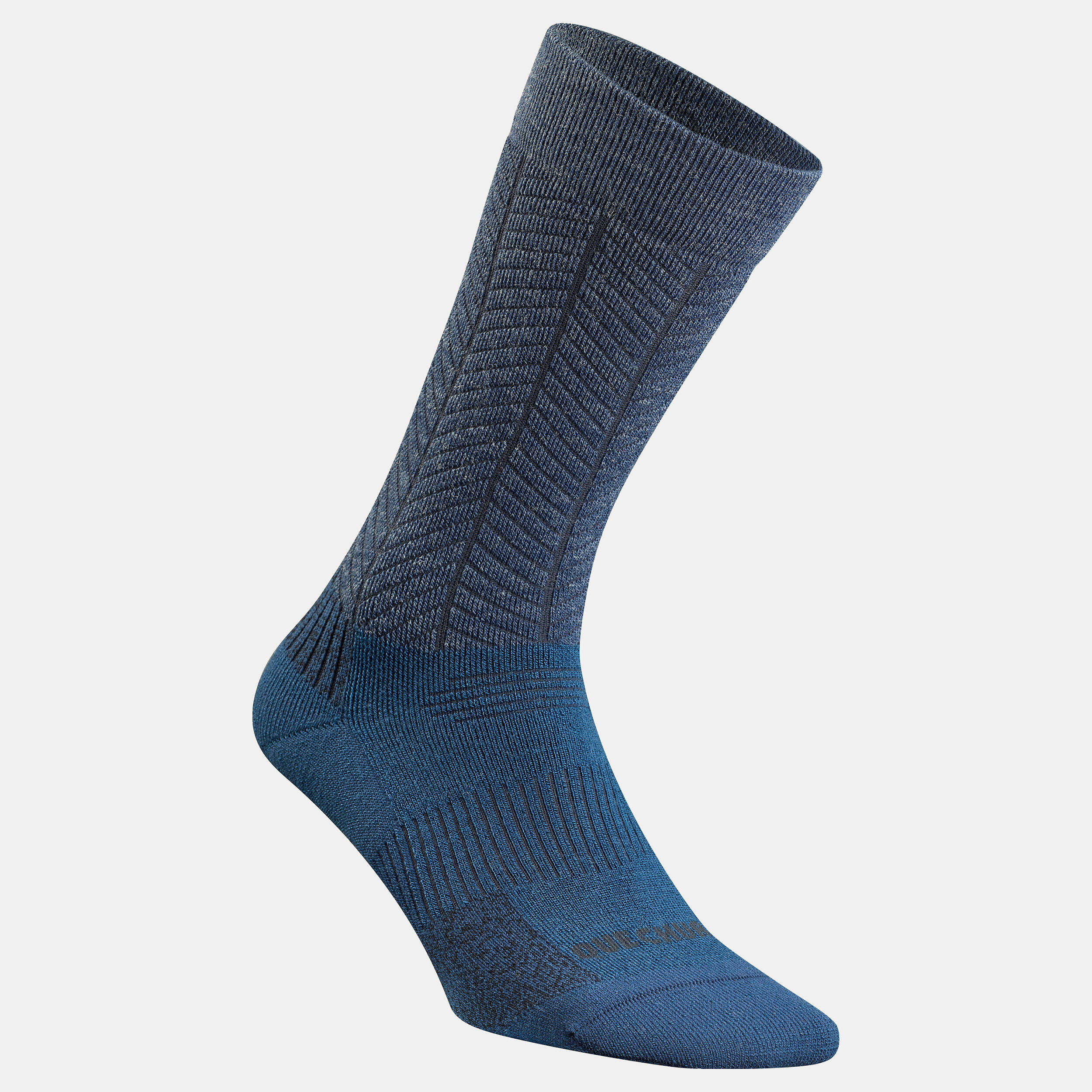Warm hiking socks, SH500 Mid - Blue -  2