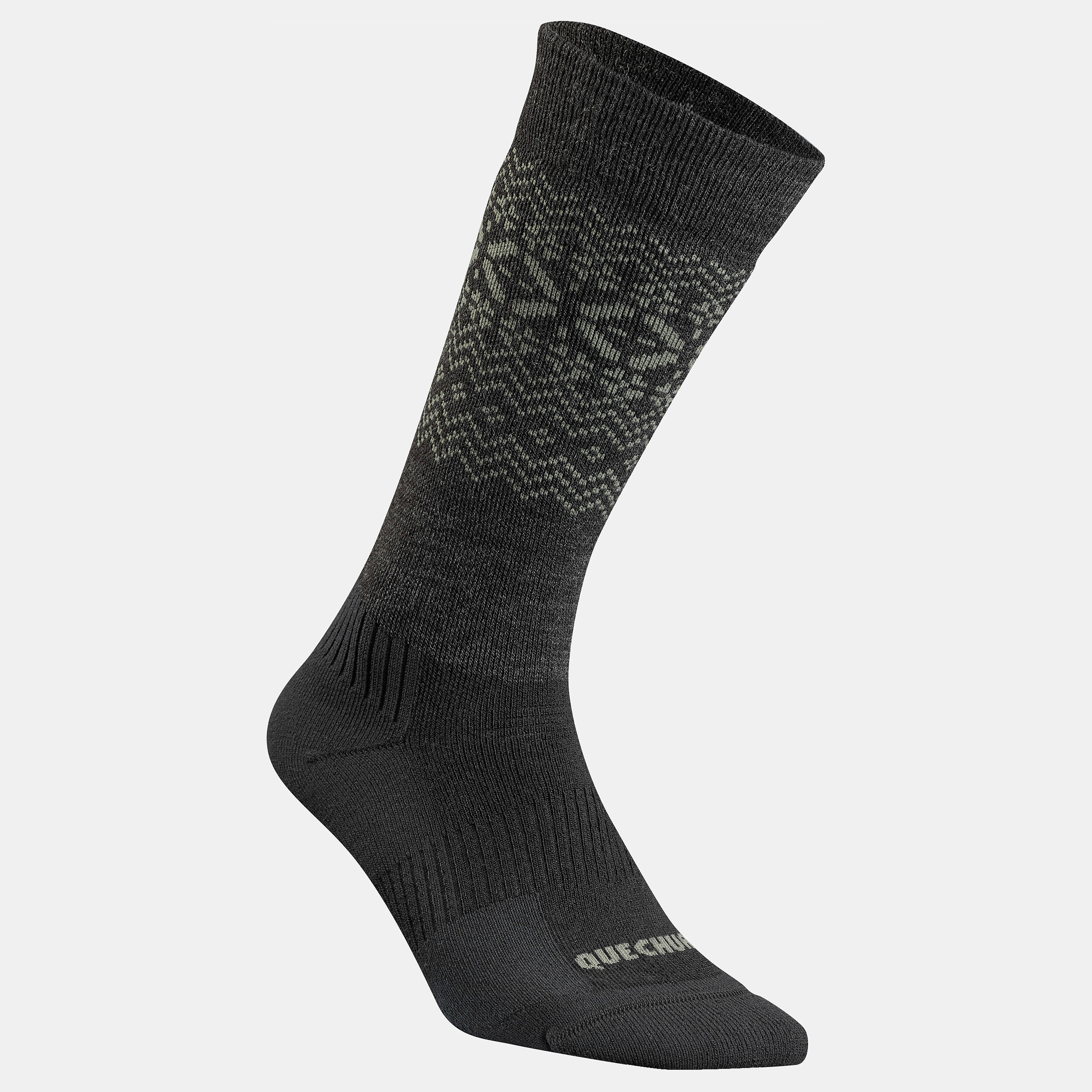 Warm  Hiking Socks - SH500 ULTRA-WARM MID - 2 Pairs 5/6