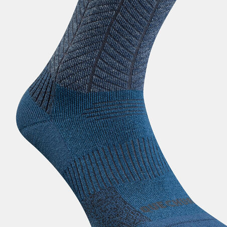 Носки теплые походные для взрослых 2 пары SH500 U-WARM MID