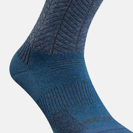 Warm hiking socks, SH500 Mid - Blue