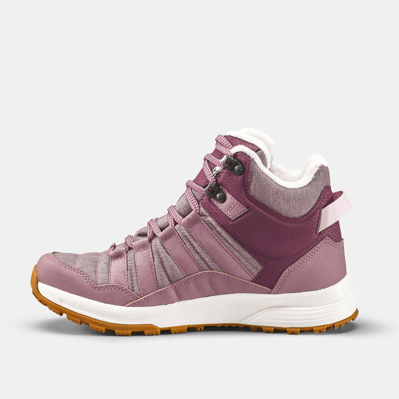 Kadın Outdoor Kar Botu - Su Geçirmez - Bordo - NH500 Mid