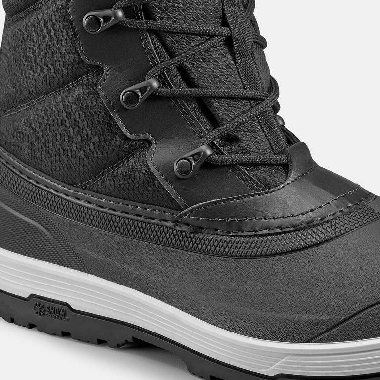 Warm Waterproof Snow Boots  - SH500 lace-up -  Men’s