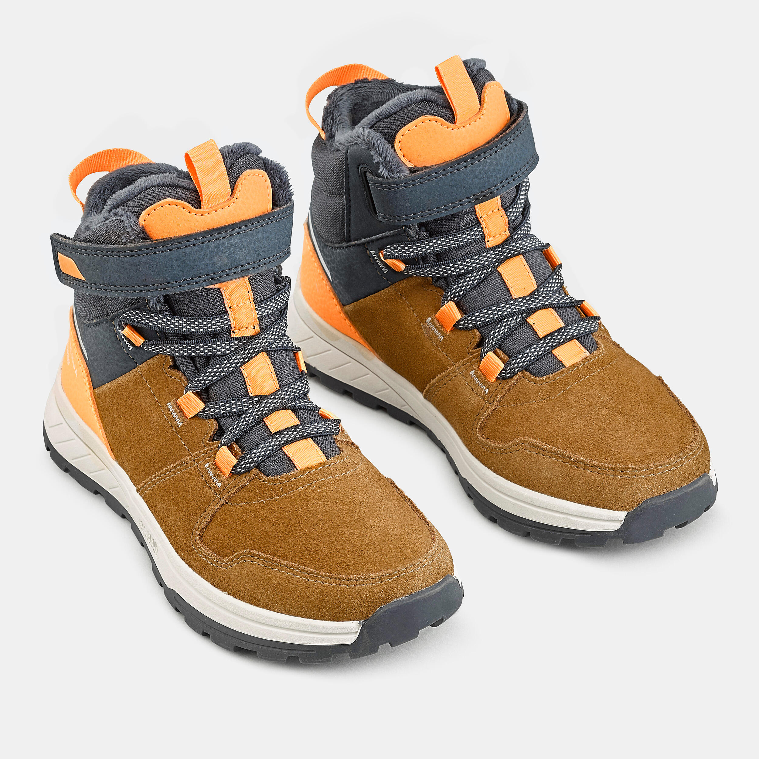 Kids’ Leather Winter Boots - SH 500 - QUECHUA