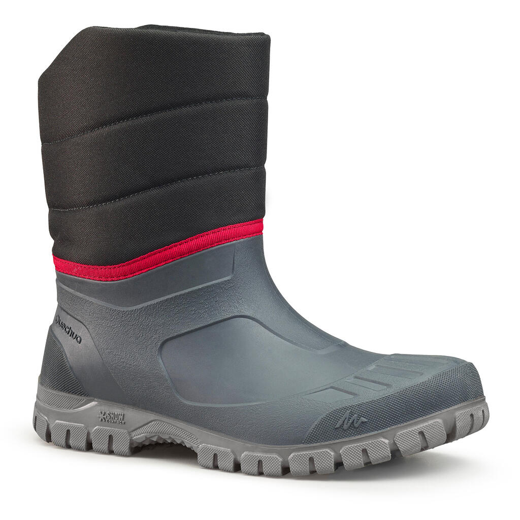 Men’s warm waterproof snow boots - sh100  