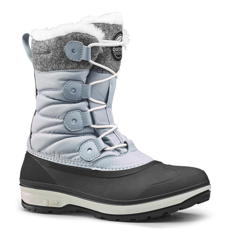 Bottes de neige chaudes imperméables - sh500 hautes sabot - femme