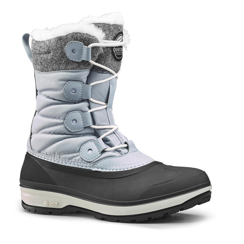 Women's Warm Waterproof High Snow Boots SH500 X-Warm