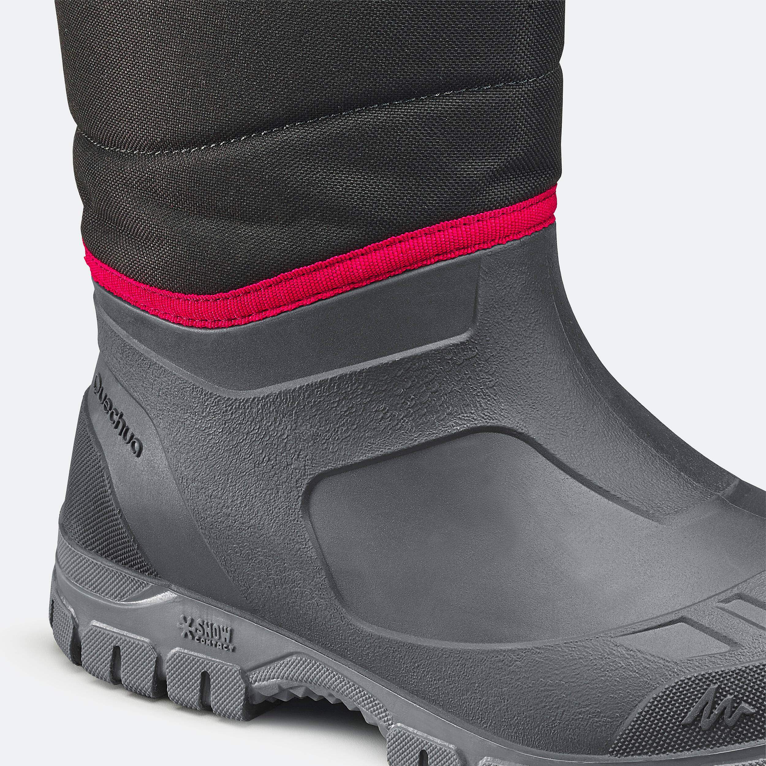 Men's Winter Boots - SH 100 Black - Carbon grey - Quechua - Decathlon