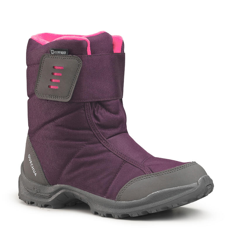 Botas de nieve y apreski impermeables con velcro Niños 28-34 Quechua SH100