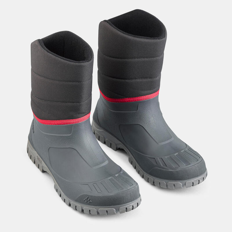 Botas de caminhada na neve quentes e impermeáveis - SH100 - Homem