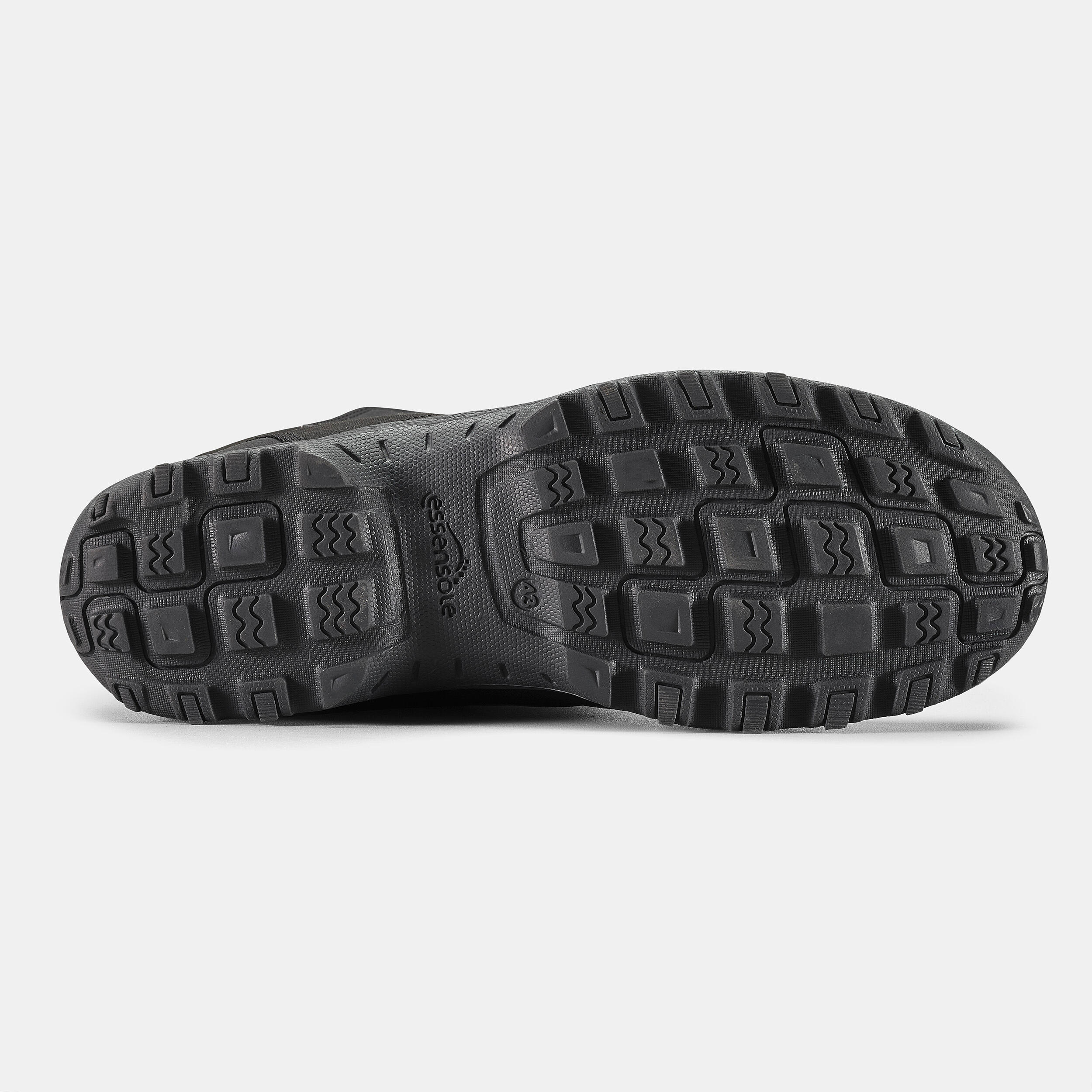 Men’s Warm Waterproof Snow Boots - SH100 hook and loop strap 4/5