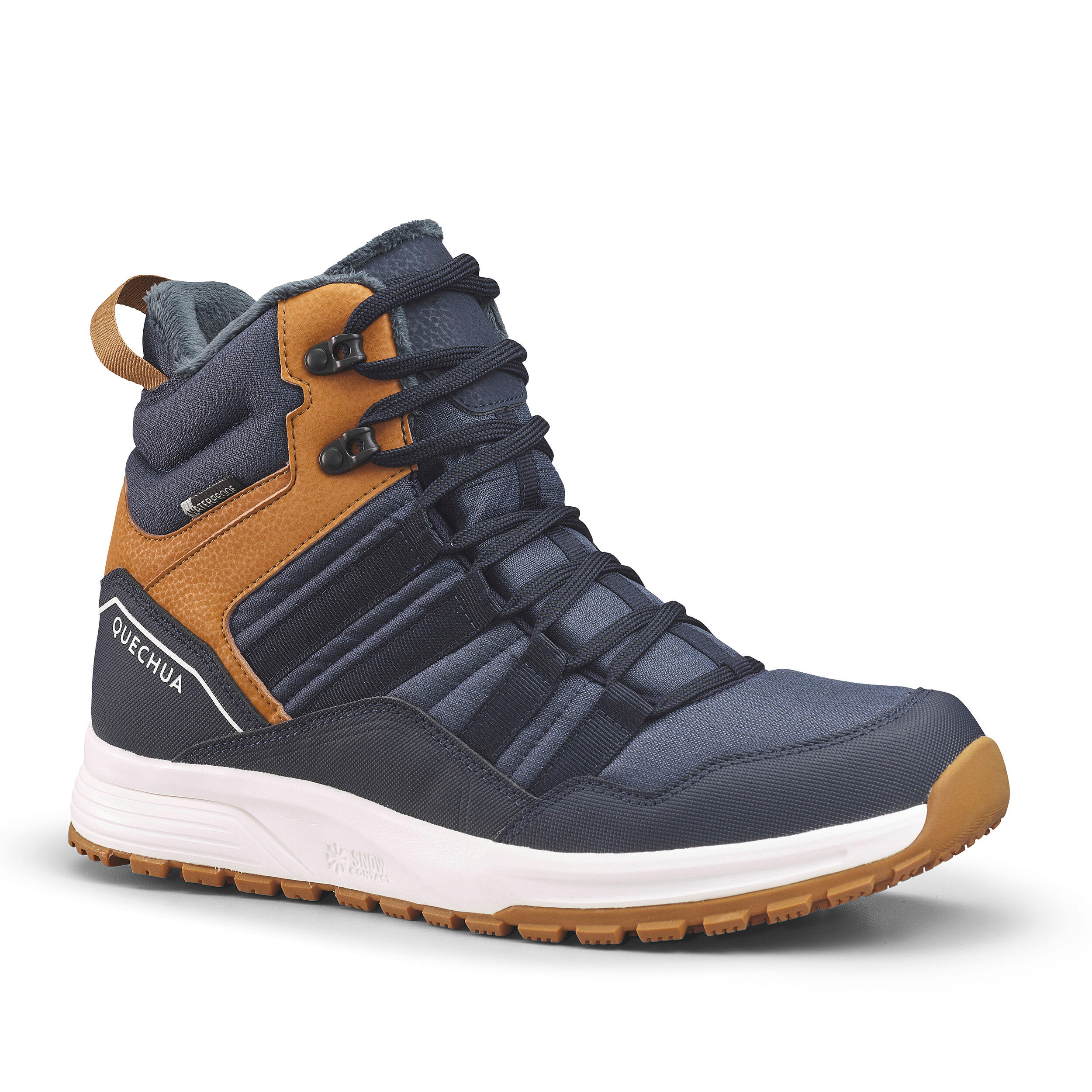 Men’s Waterproof Winter Boots - SH 500 Brown - QUECHUA