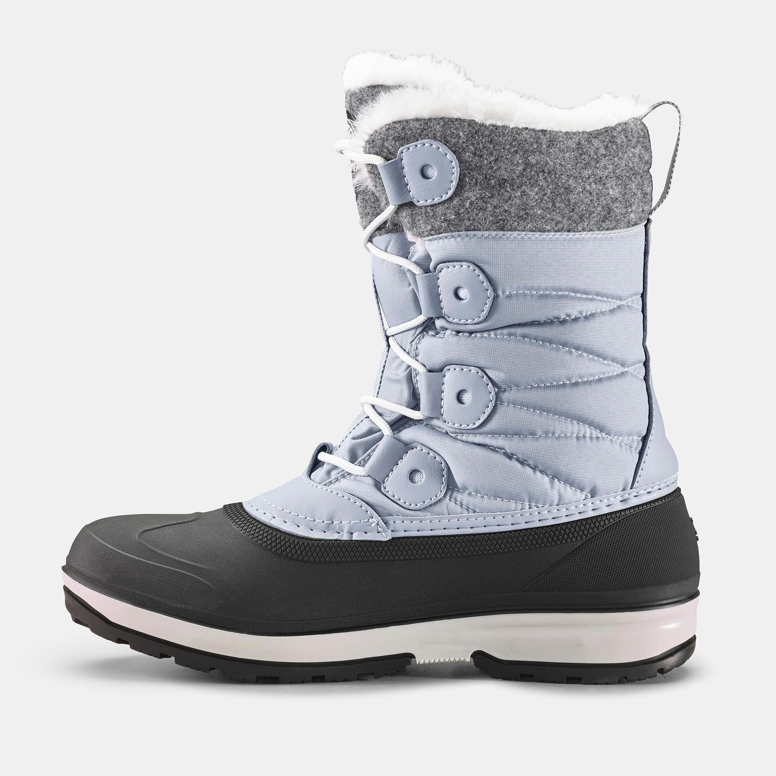 gray womens winter boots