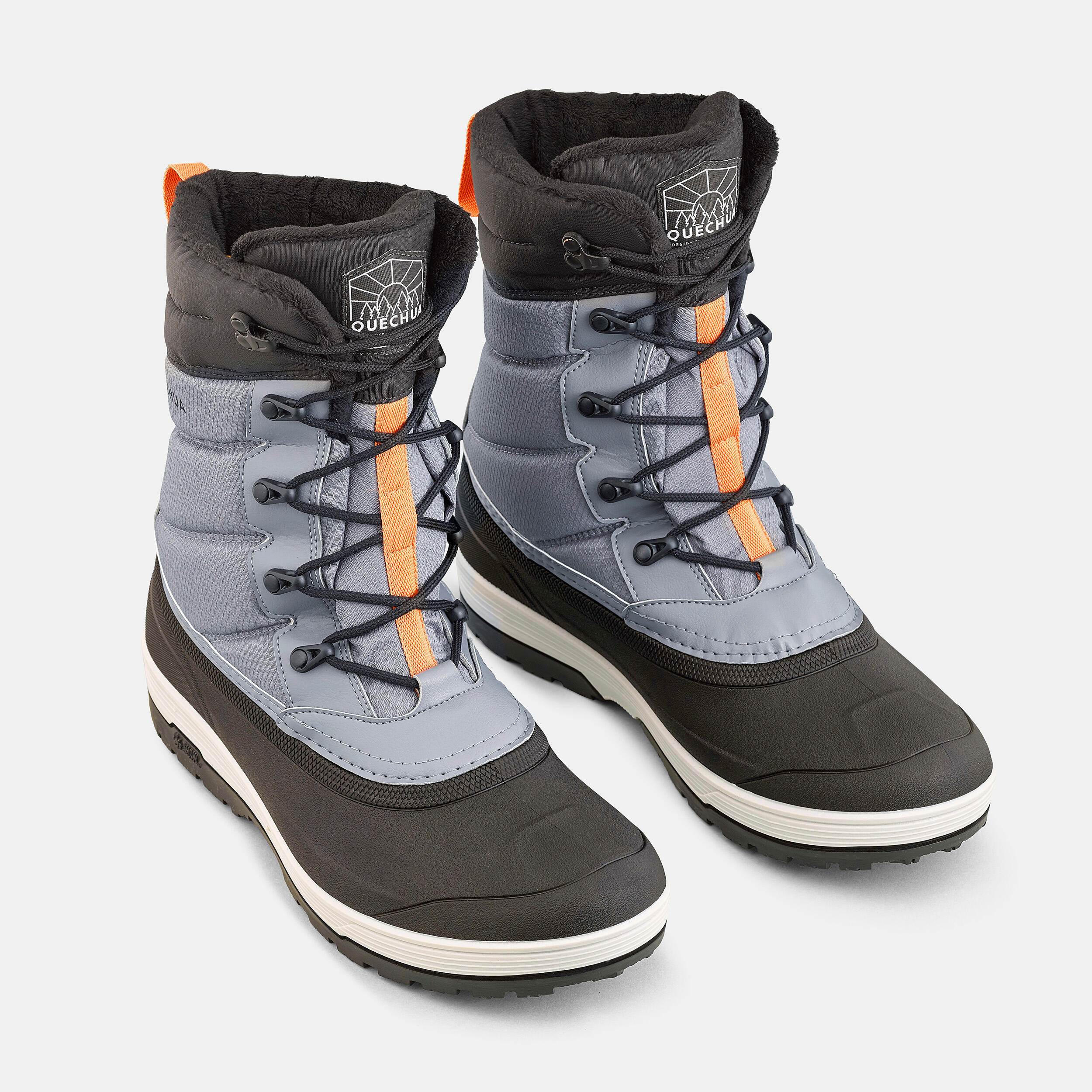 Warm Waterproof Snow Boots  - SH500 lace-up -  Men’s 2/5