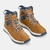 Chaussures chaudes et imperméables de randonnée SH500 cuir lacet - enfant 35-38