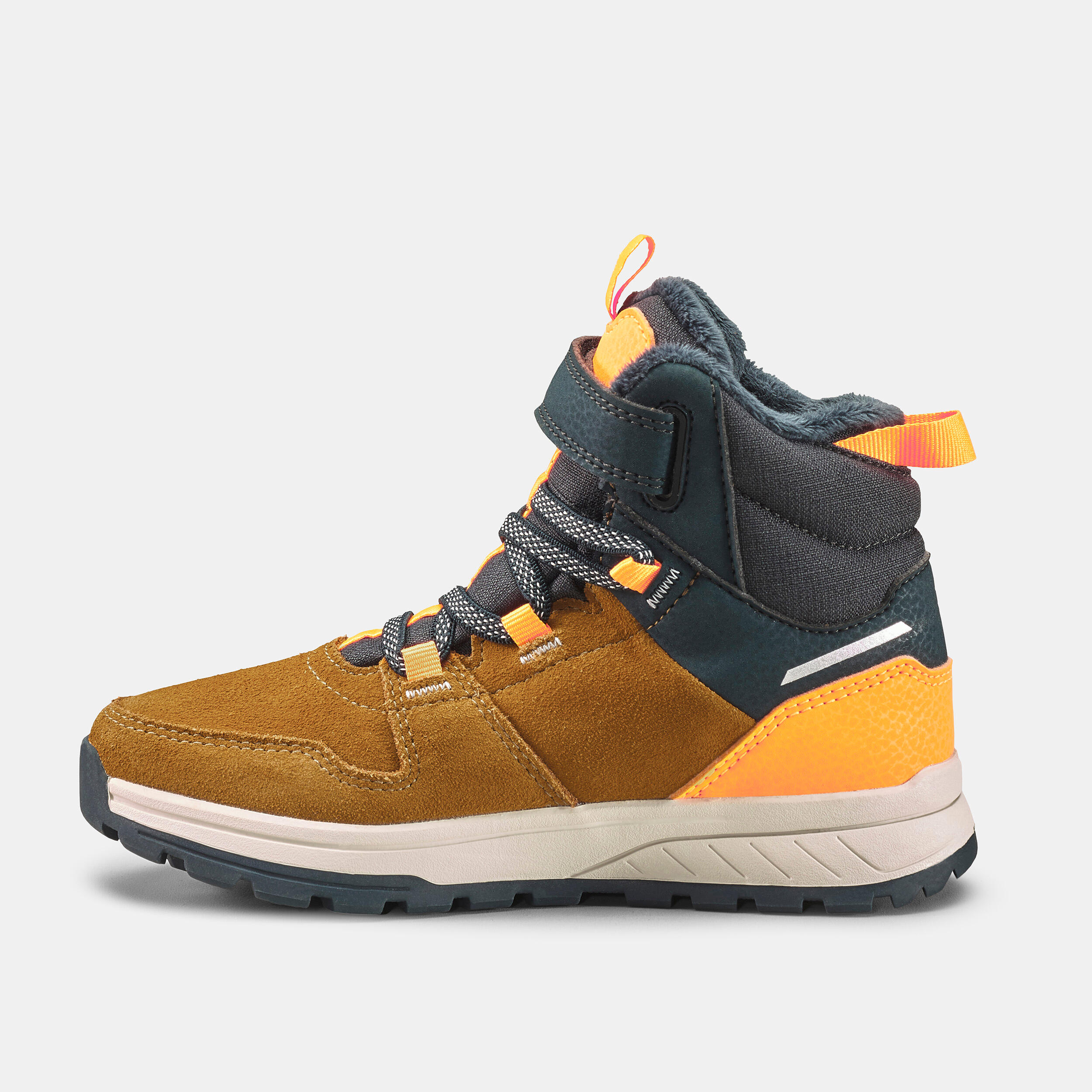 Kids’ Leather Winter Boots - SH 500 - QUECHUA