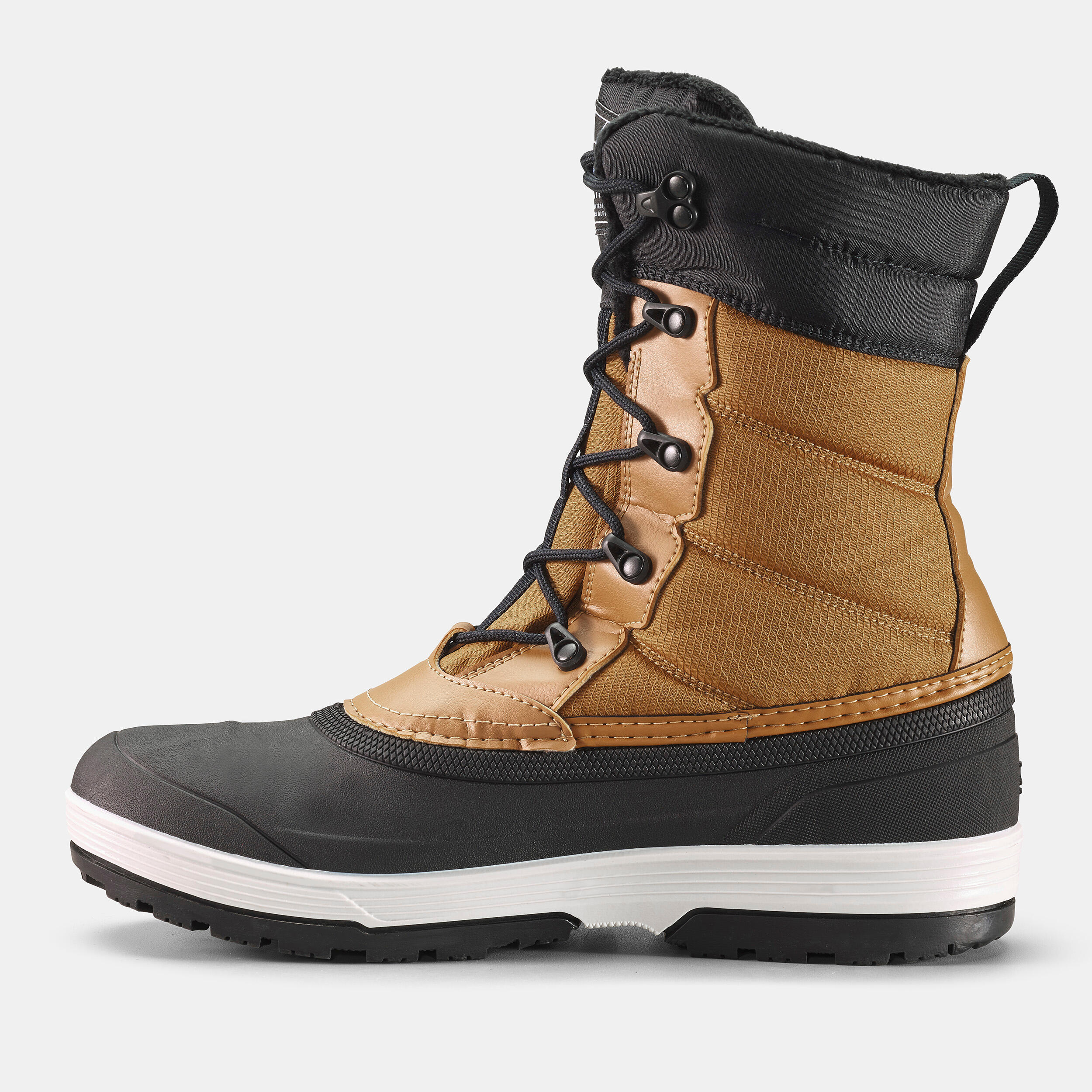 Bottes d hiver homme SH 500 brun Cannelle noire Quechua