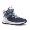 Winterschuhe Kinder Gr. 24–34 warm wasserdicht Klettverschluss Leder Winterwandern - SH500  