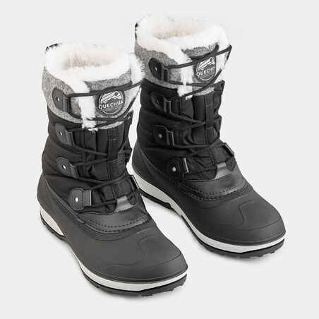 Women's waterproof warm snow boots - SH500 high boot 