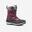 Schneestiefel SH500 X-Warm hoch wasserdicht Damen bordeaux 