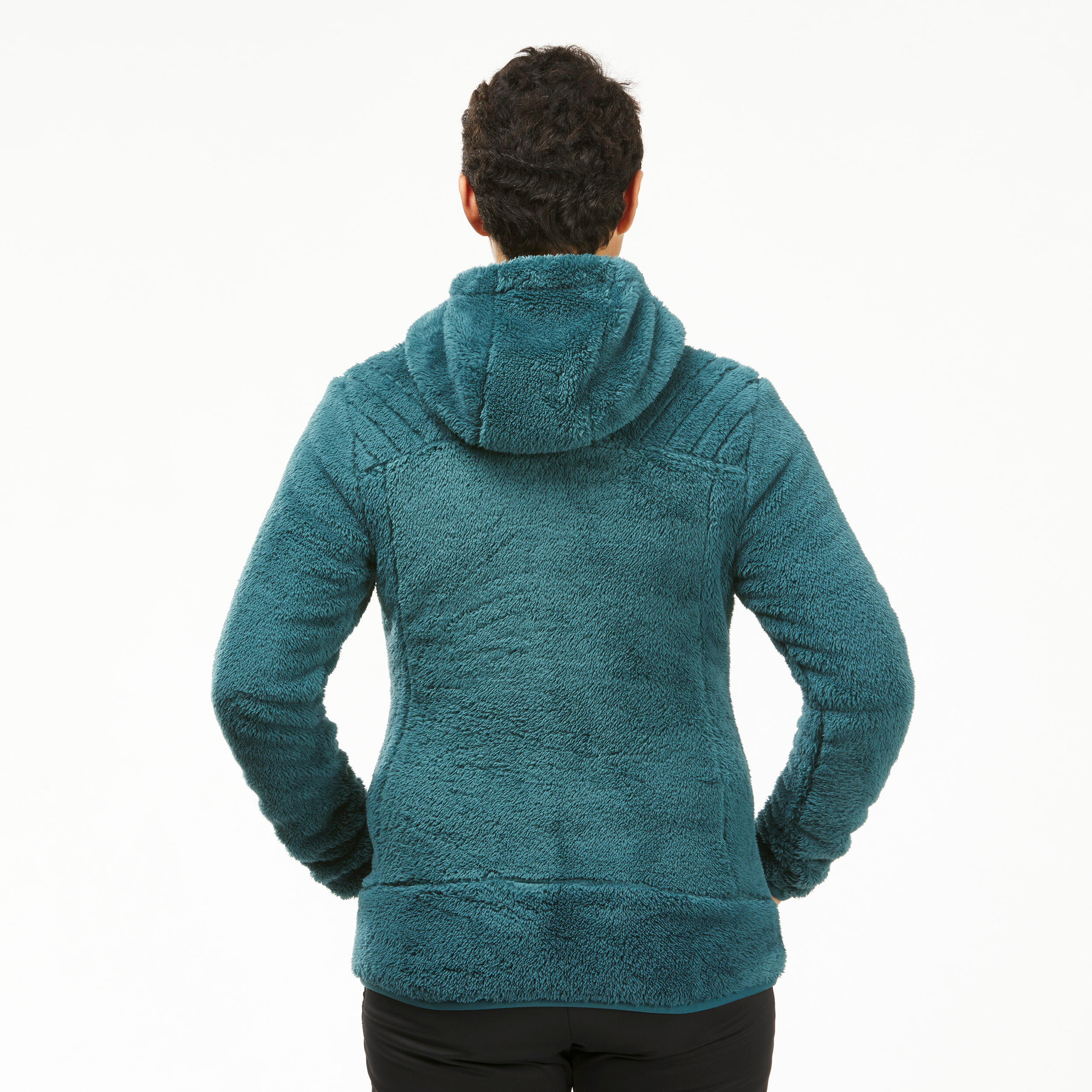 Women's Warm Fleece Hiking Jacket - SH100 ULTRA-WARM 4/6
