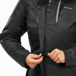 Women’s hiking waterproof winter jacket - SH500 -10°C