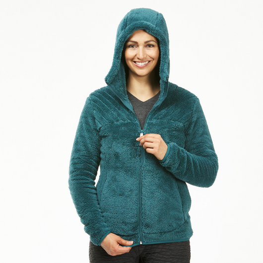 Veste polaire chaude de randonnée - SH100 ULTRA-WARM - Femme