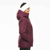 Women’s Waterproof Winter Hiking Jacket - SH100 X-WARM -10°C