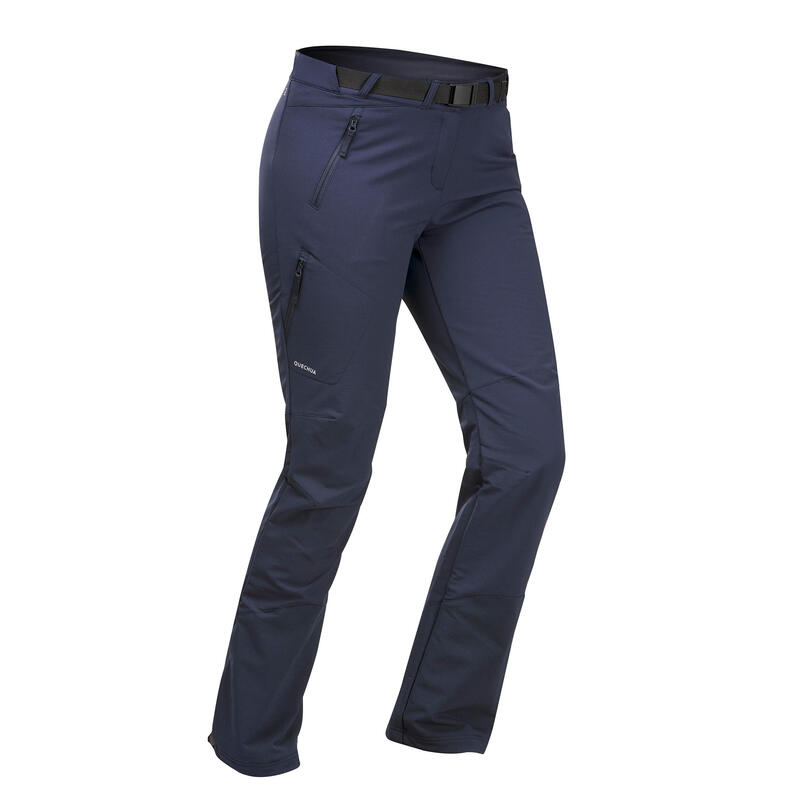 Women’s Warm Water-repellent Stretch Hiking Trousers - SH500 X-WARM