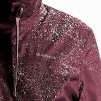 Women’s hiking waterproof winter jacket - SH500 -10°C