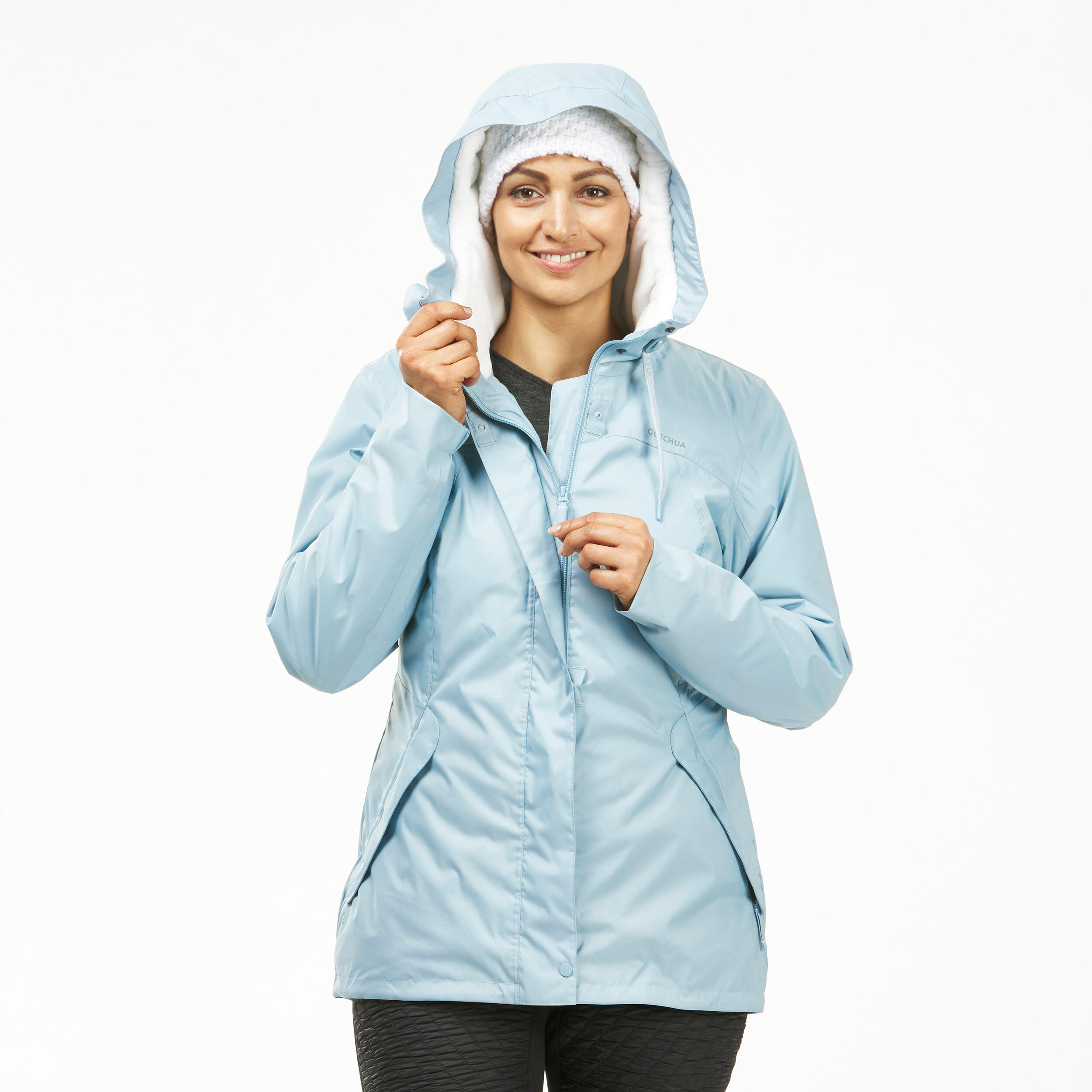 Polyester White Quechua SH100 Womens Warm Fleece Hiking Jacket at Rs  2499/piece in Bengaluru