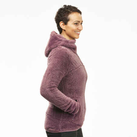 Γυναικείο ζεστό fleece πεζοπορίας - SH500