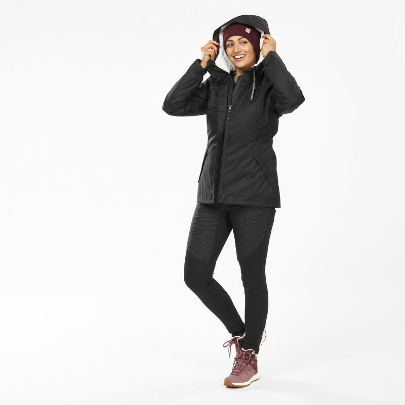 Veste hiver imperméable de randonnée - SH500 -10°C - femme