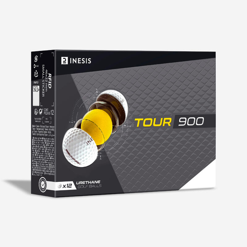 Golfballen Tour 900 wit x12