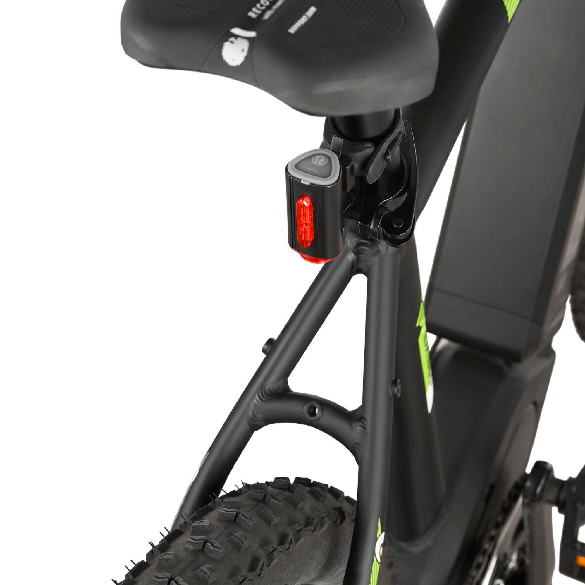 Fahrradbeleuchtung Rücklicht Fischer Twin 360° mit Bodenbeleuchtung 2/8