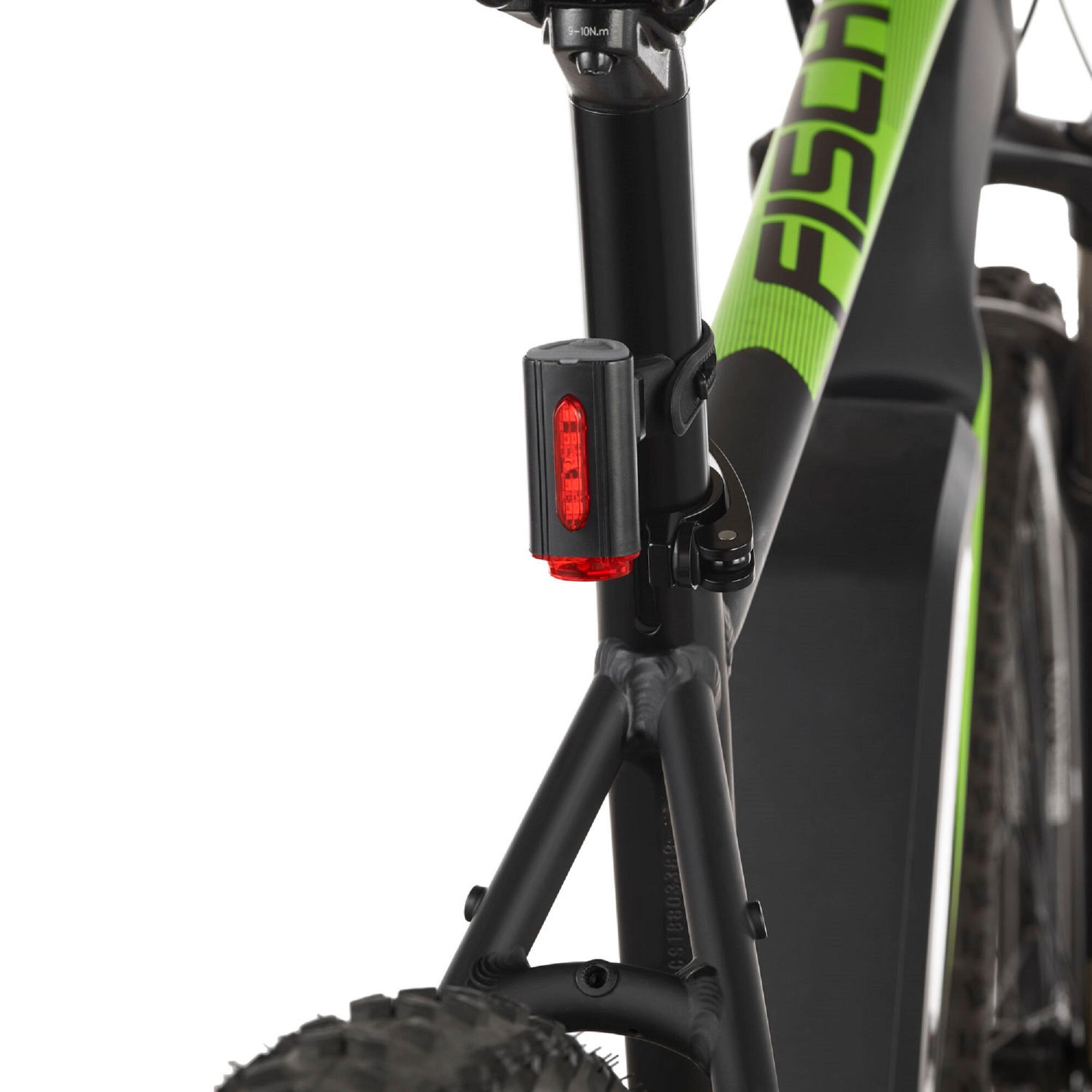 Fahrradbeleuchtung Rücklicht Fischer Twin 360° mit Bodenbeleuchtung 3/8