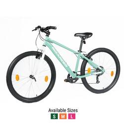 Mountain Bike ST30 26 inch 7 speed - Green White