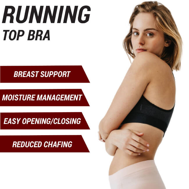 Buy Basic Running Sports Bra - Black Online