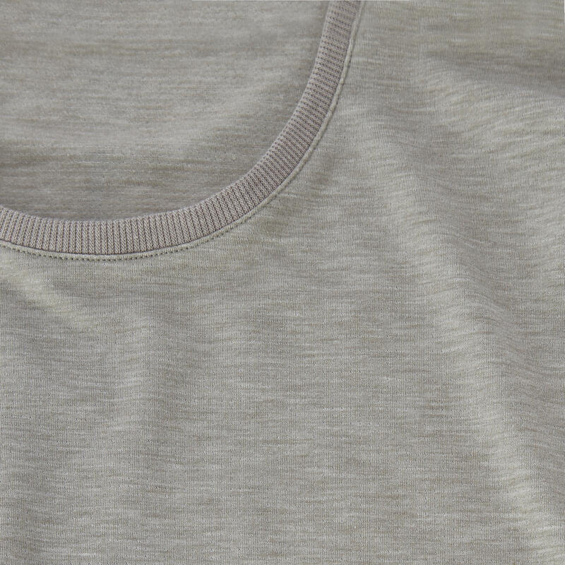 Dámské běžecké tričko Soft khaki 
