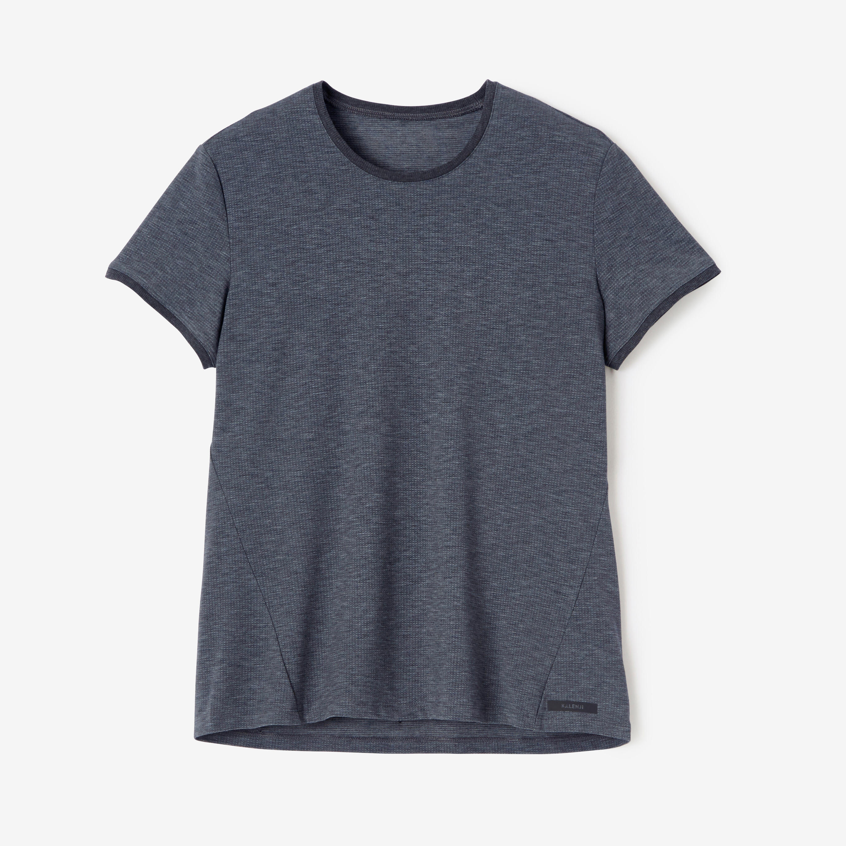 Women's soft, breathable running T-shirt - Soft dark grey