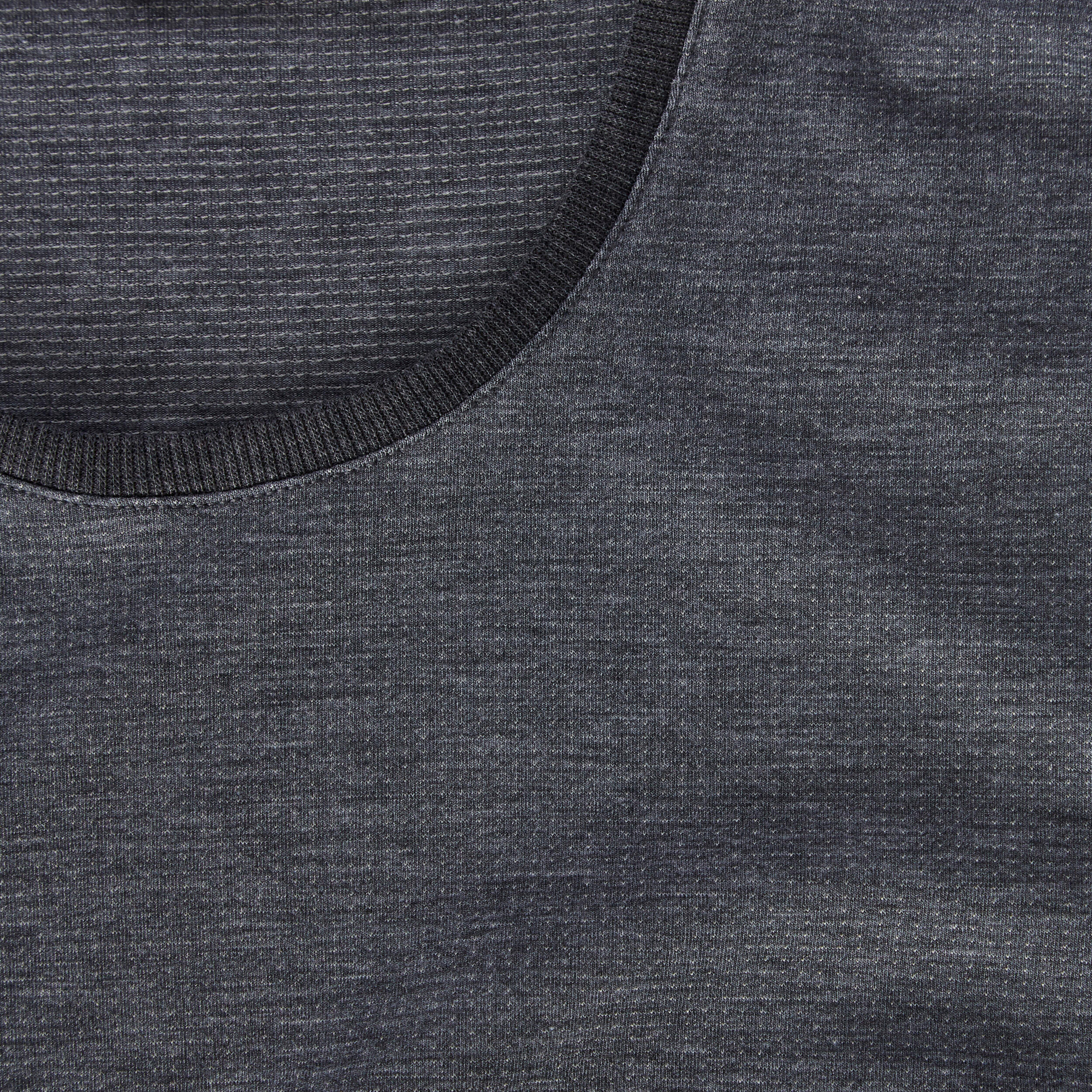 Soft and breathable women's running T-shirt - dark grey 9/10