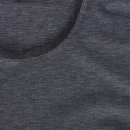 Soft and breathable women's running T-shirt - dark grey