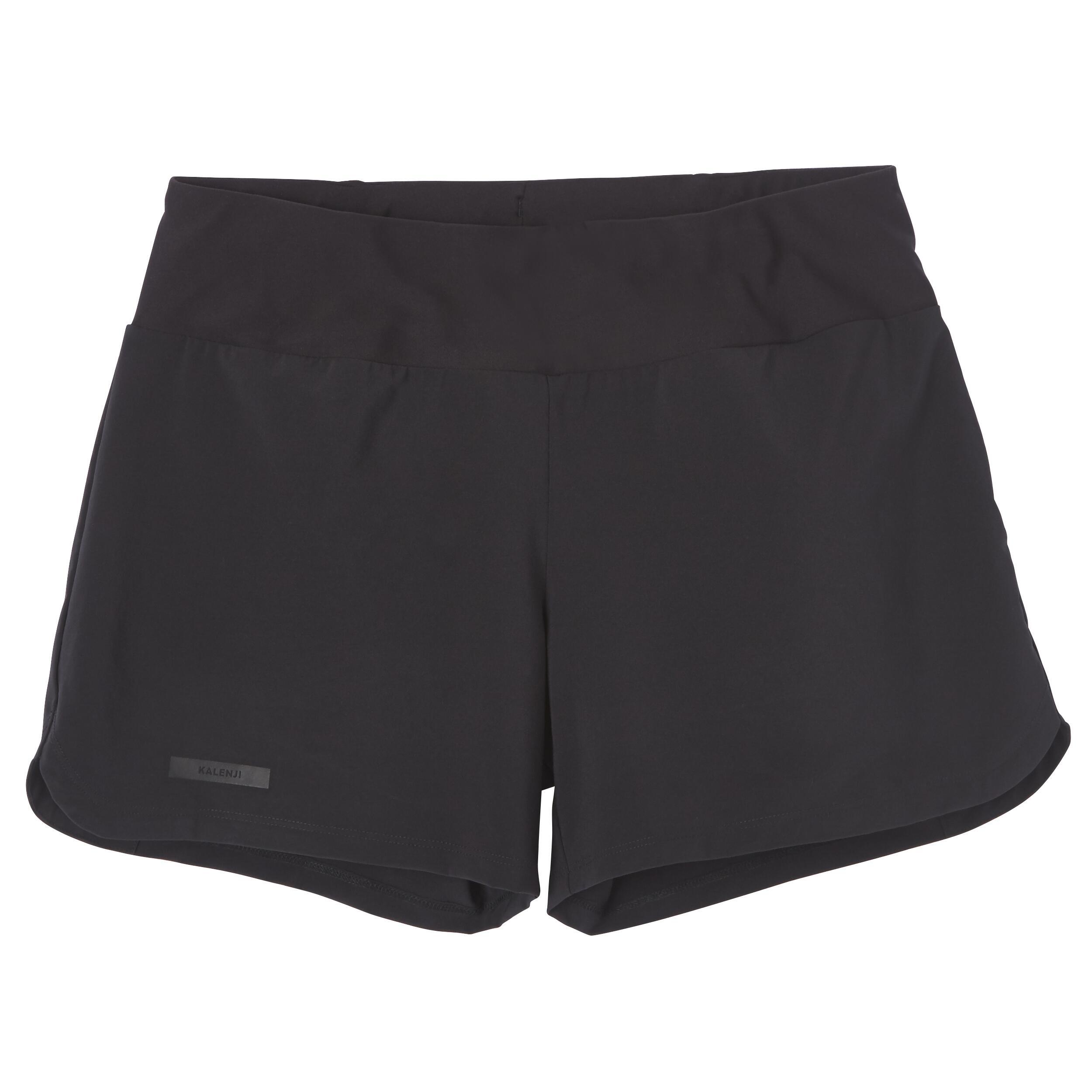 Women's Running Shorts KIPRUN Run 100 Black