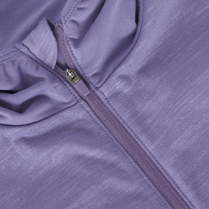 Veste running à capuche femme - Warm violet