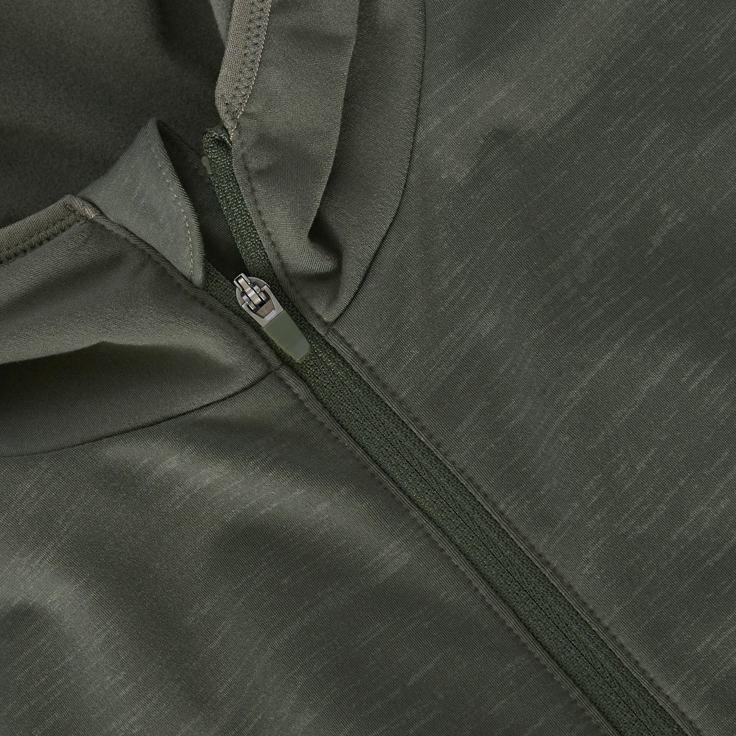 Laufjacke Damen mit Kapuze - Warm khaki 8/8