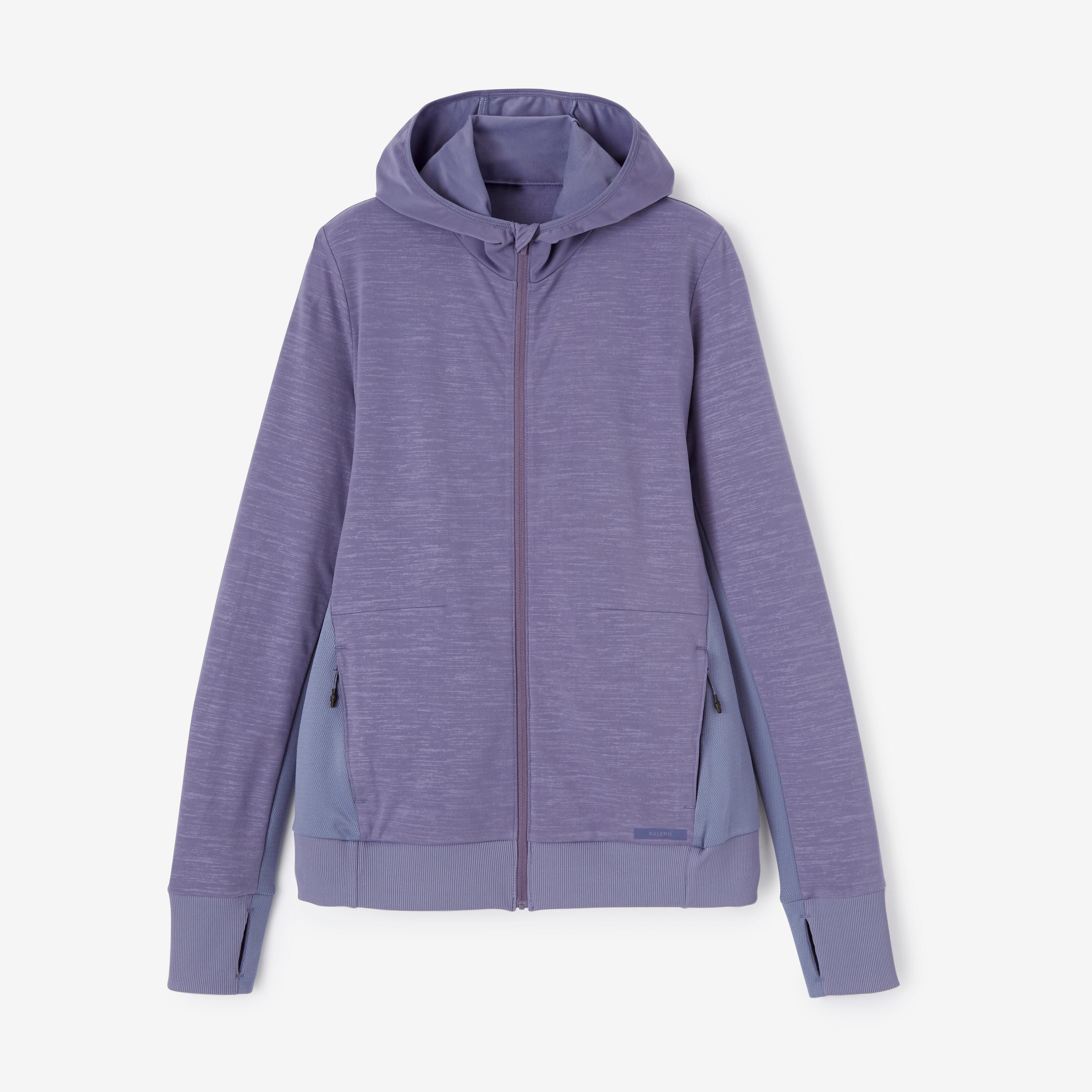 Women's running hooded jacket - Warm purple