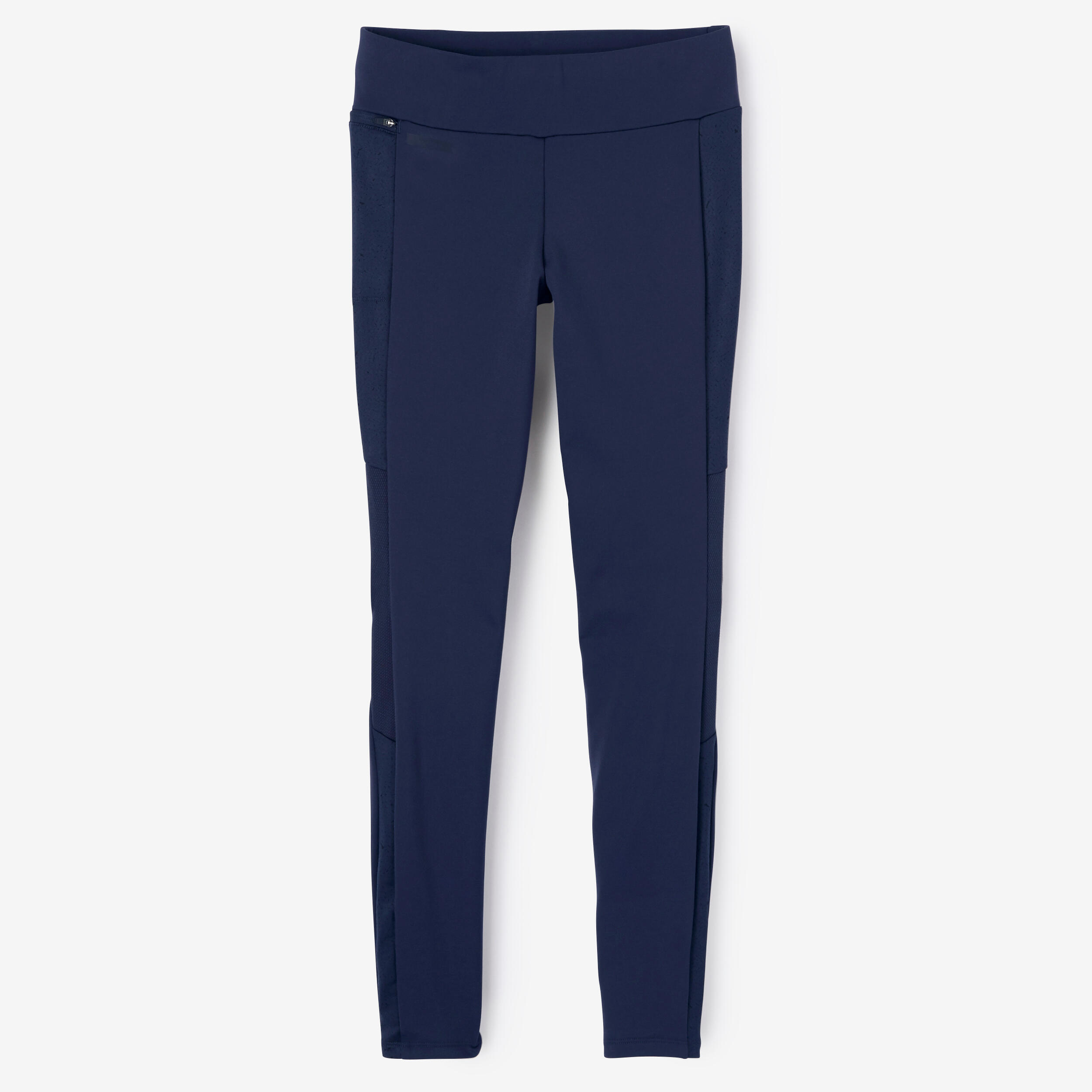 Women's long running leggings Warm+ - dark blue 8/9
